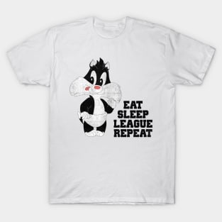 eat sleep league reapeat T-Shirt